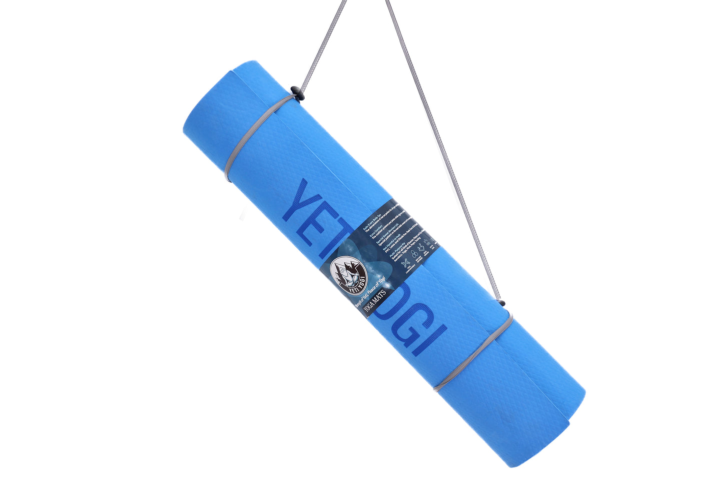 Yeti Yogi 6mm Eva Yoga Mat for Exercise, Anti-Slip Workout Mat for Unisex, Durable & Comfortable Yoga Mats for Home, Gym, and Pilates (Purple, 6mm)