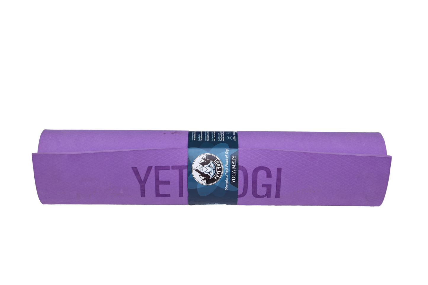 Yeti Yogi 4mm Eva Yoga Mat for Exercise, Anti-Slip Workout Mat for Unisex, Durable & Comfortable Yoga Mats for Home, Gym, and Pilates (Purple, 4 mm)