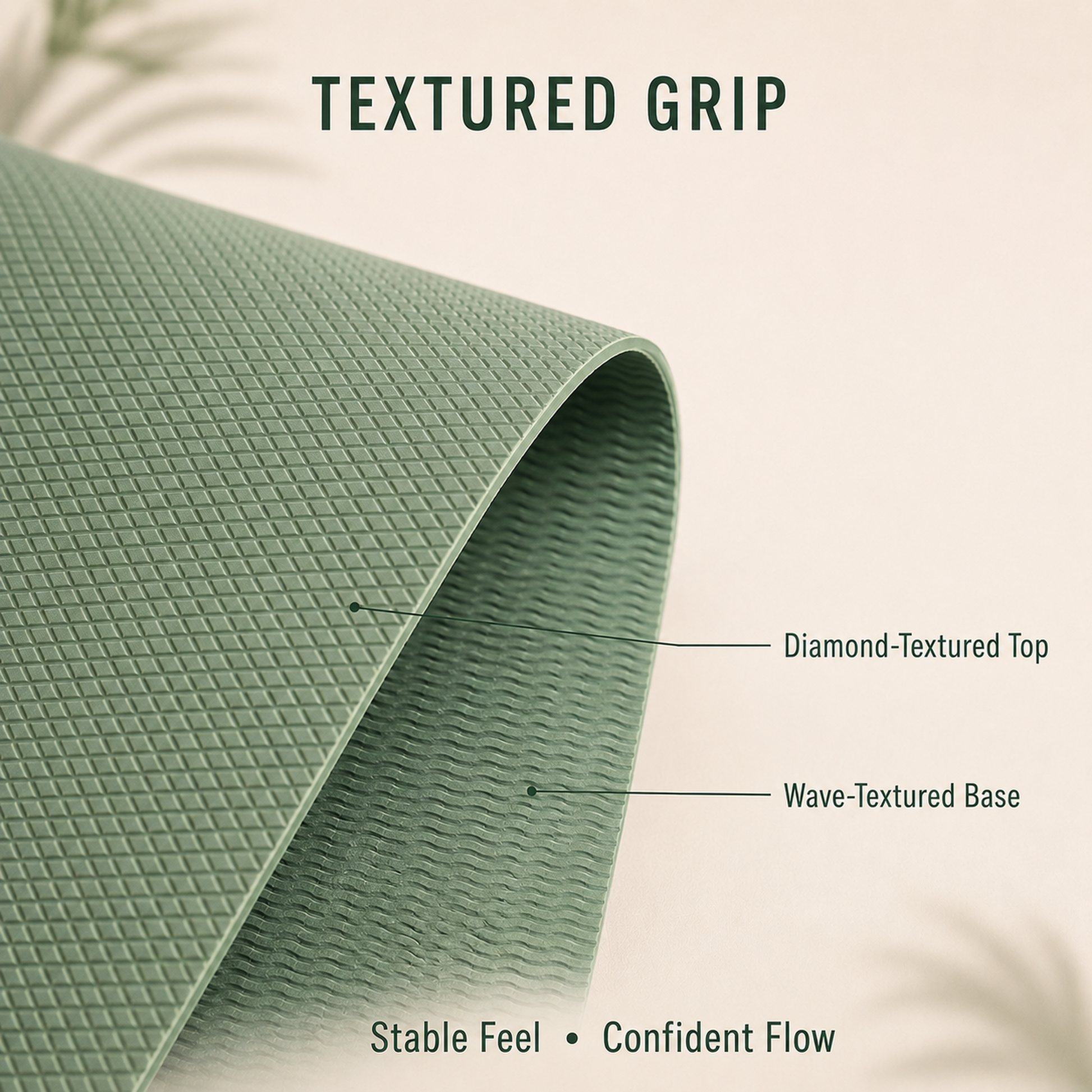 YETI YOGI EVA Yoga Mat – Army Green – product image