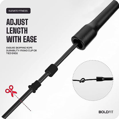 Black Skipping Ropes - Rubber Material, Rope-like Shape, Black Color