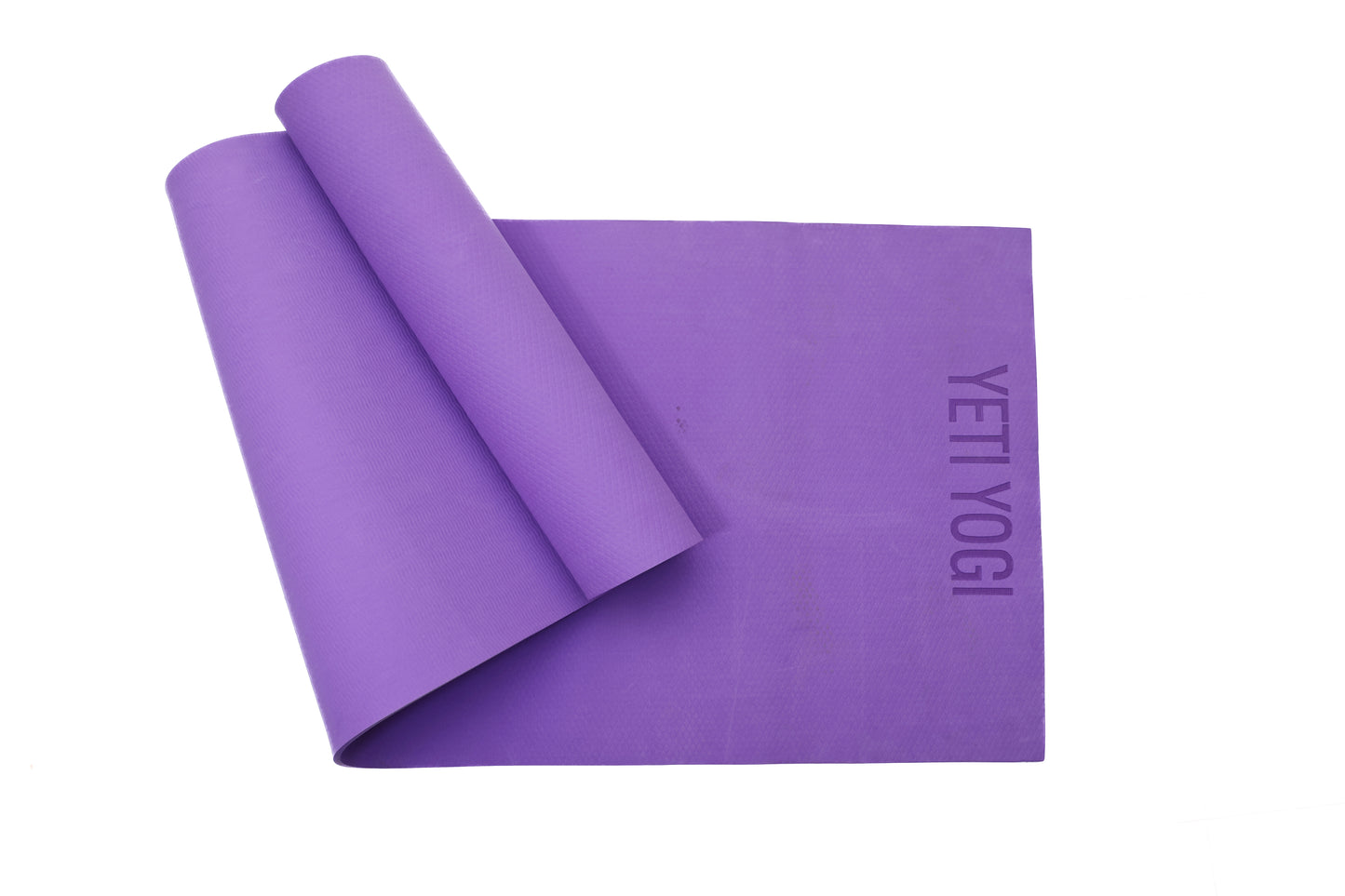 Yeti Yogi 4mm Eva Yoga Mat for Exercise, Anti-Slip Workout Mat for Unisex, Durable & Comfortable Yoga Mats for Home, Gym, and Pilates (Purple, 4 mm)