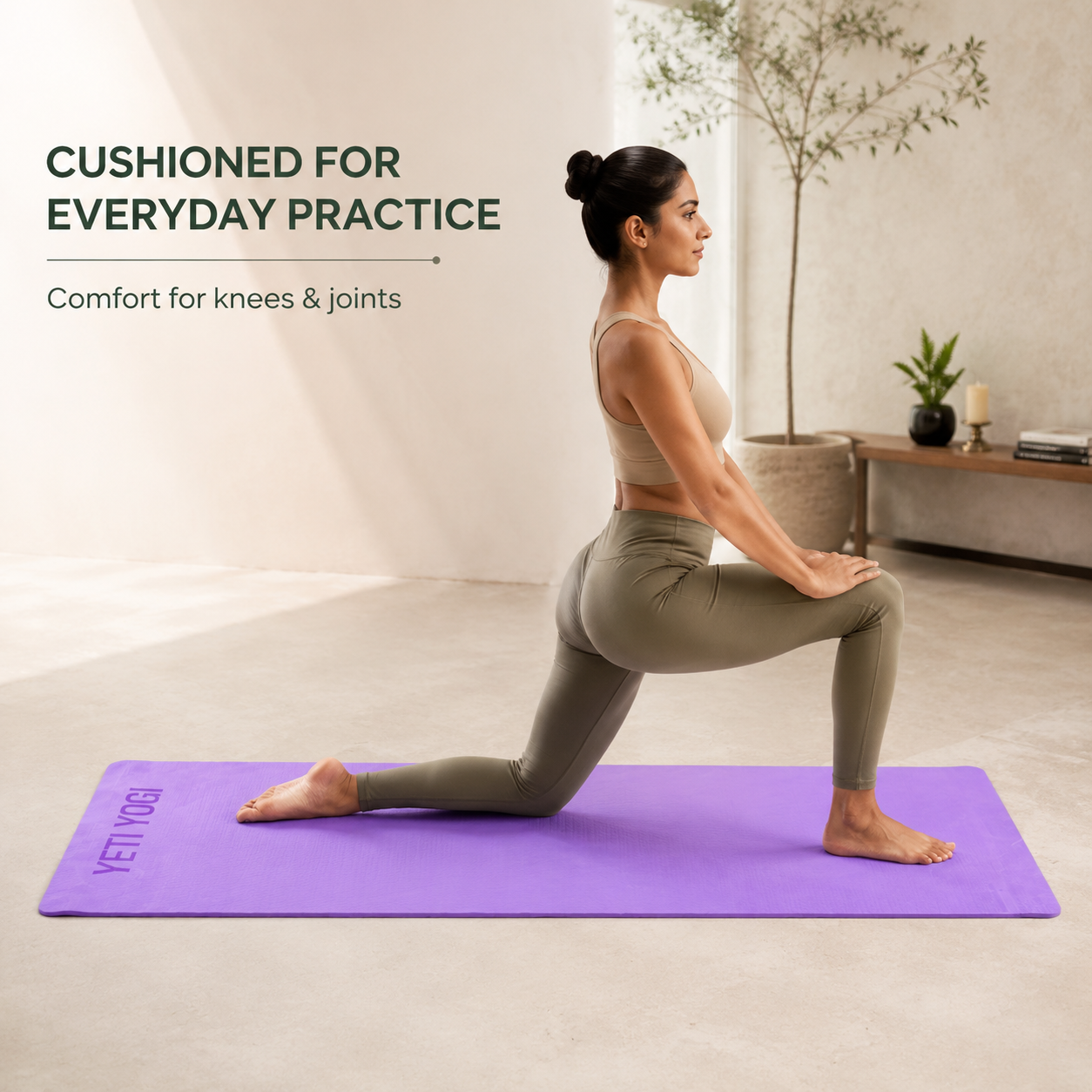 YETI YOGI EVA Yoga Mat – Purple – product image