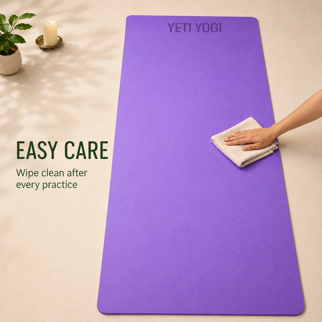 YETI YOGI EVA Yoga Mat – Purple – product image
