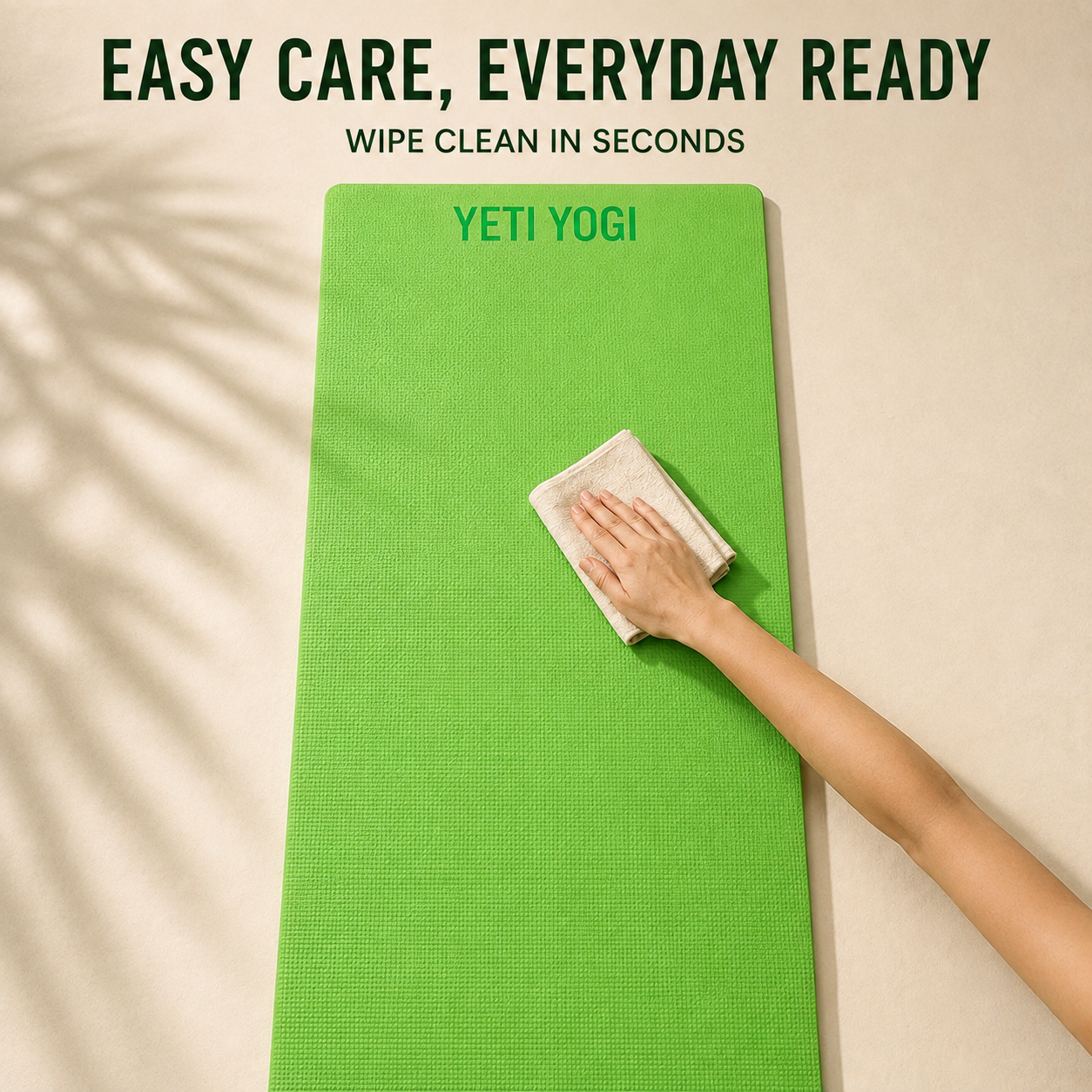 YETI YOGI EVA Yoga Mat – Green – product image