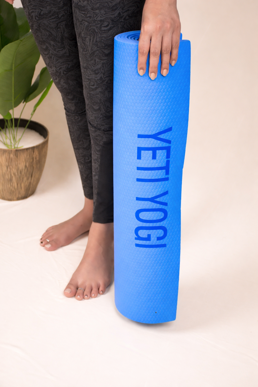 Yeti Yogi EVA Yoga Mat – 6ft x 2ft | Anti-Slip Lightweight Workout Mat (4mm / 6mm)