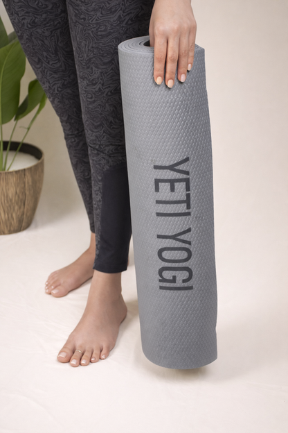 Yeti Yogi EVA Yoga Mat – 6ft x 2ft | Anti-Slip Lightweight Workout Mat (4mm / 6mm)