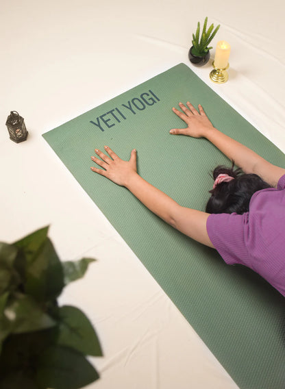 Yeti Yogi EVA Yoga Mat – 6ft x 2ft | Anti-Slip Lightweight Workout Mat (4mm / 6mm)