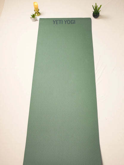Yeti Yogi EVA Yoga Mat – 6ft x 2ft | Anti-Slip Lightweight Workout Mat (4mm / 6mm)