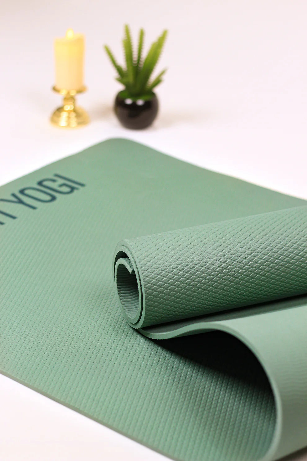 Yeti Yogi EVA Yoga Mat – 6ft x 2ft | Anti-Slip Lightweight Workout Mat (4mm / 6mm)