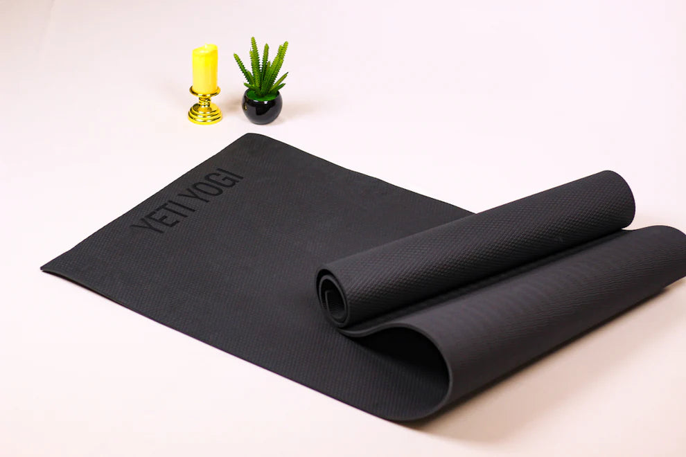 Yeti Yogi EVA Yoga Mat – 6ft x 2ft | Anti-Slip Lightweight Workout Mat (4mm / 6mm)