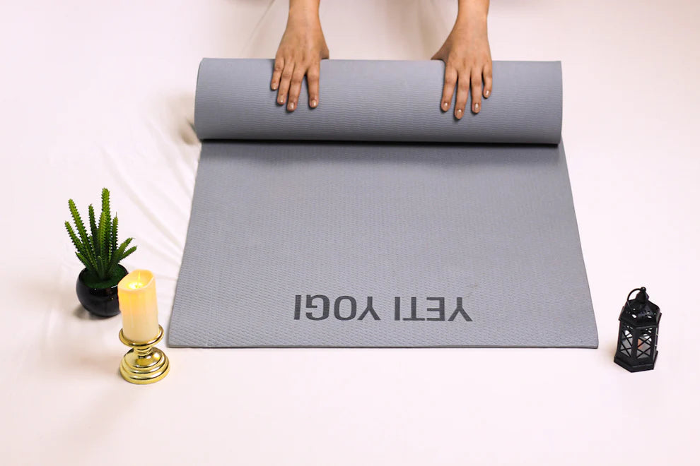 Yeti Yogi EVA Yoga Mat – 6ft x 2ft | Anti-Slip Lightweight Workout Mat (4mm / 6mm)