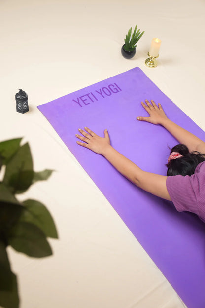 Yeti Yogi EVA Yoga Mat – 6ft x 2ft | Anti-Slip Lightweight Workout Mat (4mm / 6mm)