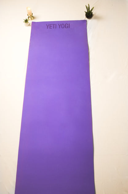 Yeti Yogi EVA Yoga Mat – Purple (4mm / 6mm) | Lightweight Anti-Slip Fitness Mat