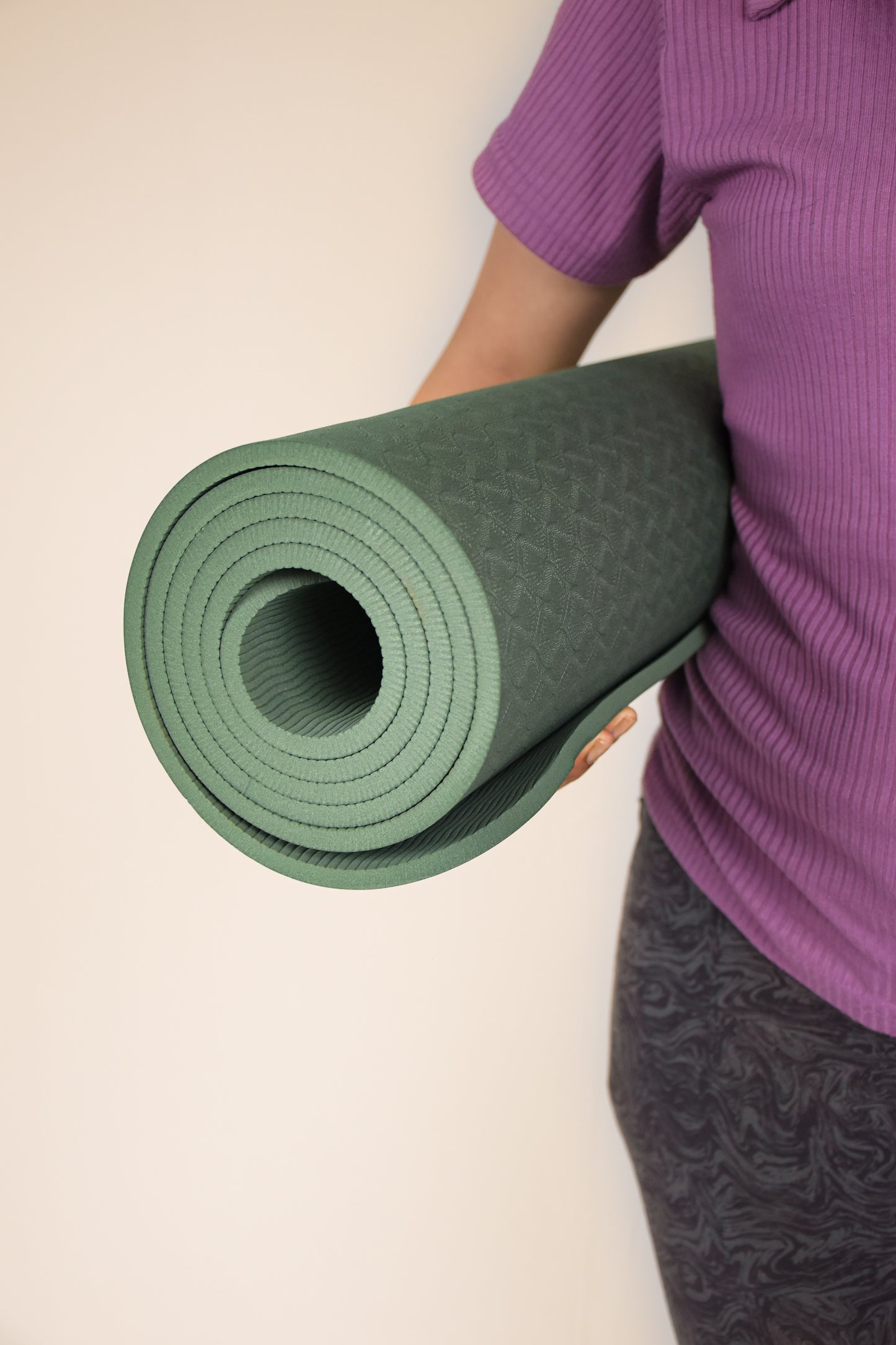 Yeti Yogi TPE Yoga Mat – 6ft x 2ft | Premium Anti-Slip Comfort Mat (6mm / 8mm)