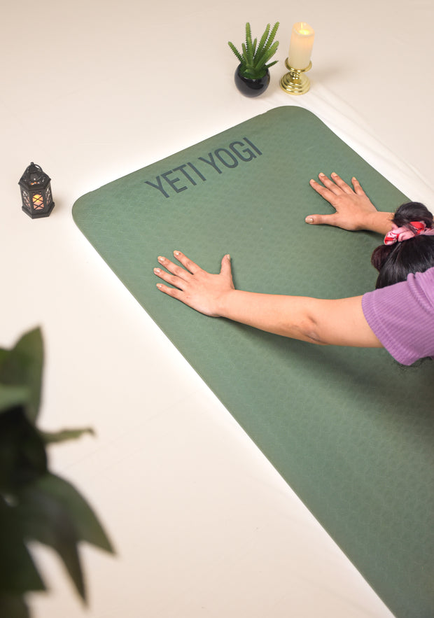YETI YOGI TPE Yoga Mat Army Green 6mm