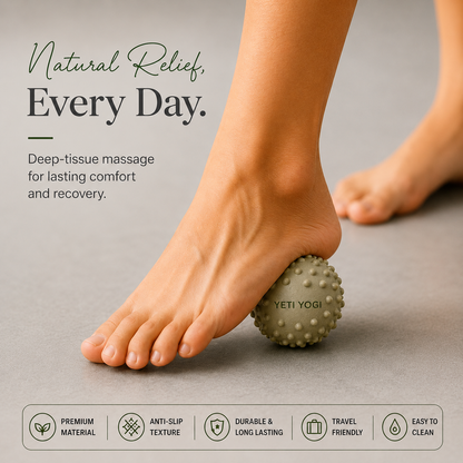 Activate acupressure massage ball used under the foot