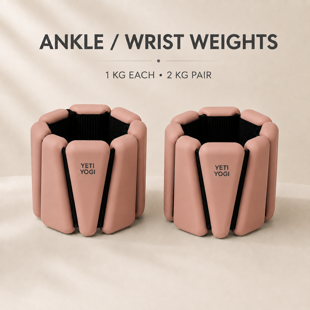Himalayan Blush ankle and wrist weights
