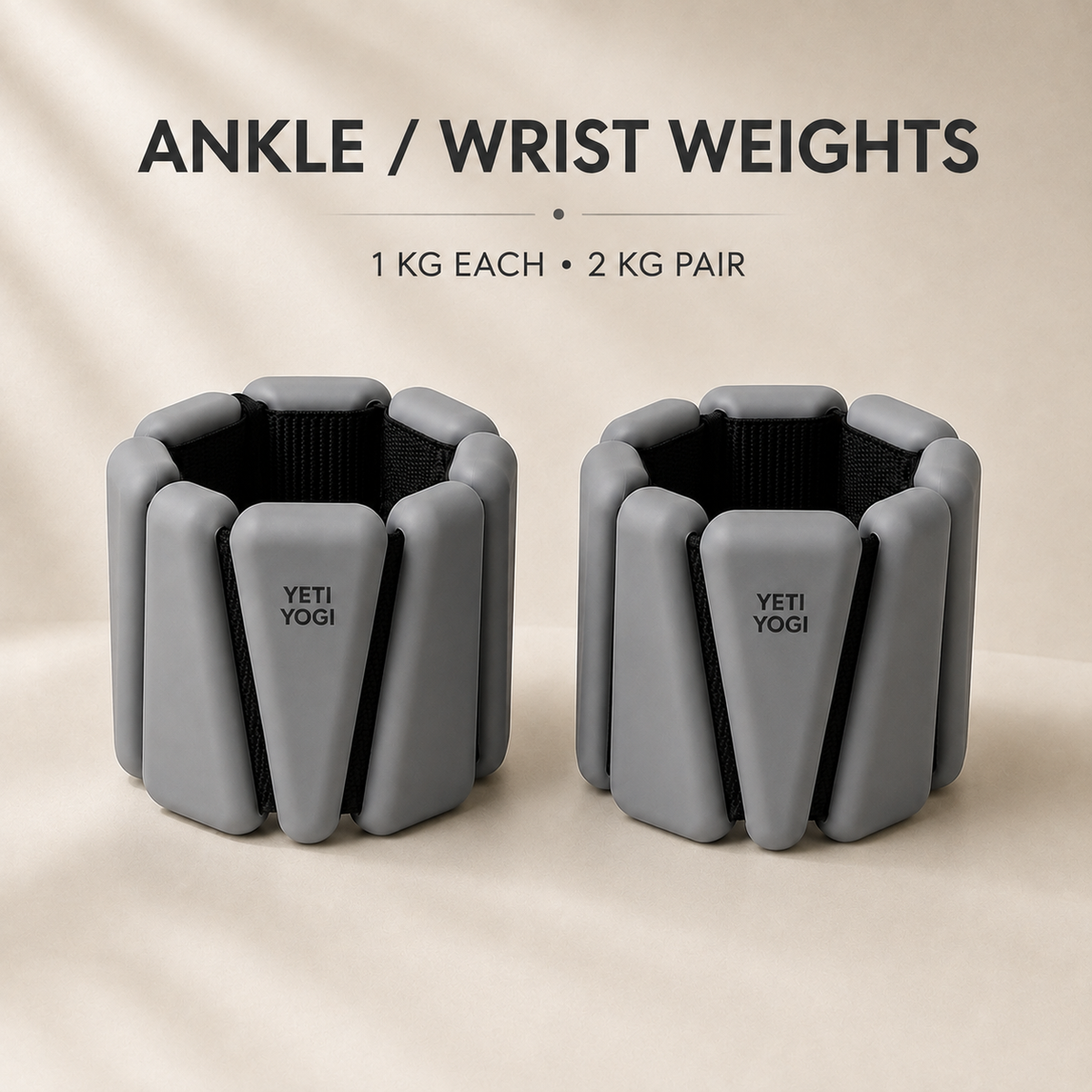 Stone Grey ankle and wrist weights