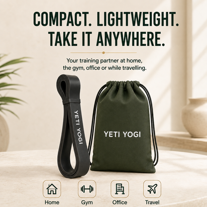 YETI YOGI Black resistance band infographic 5
