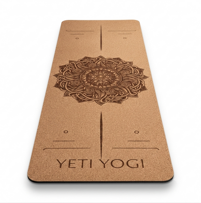 YETI YOGI Cork Yoga Mat angled product view