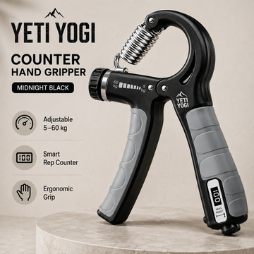 YETI YOGI Counter Hand Gripper Midnight Black adjustable 5-60 kg