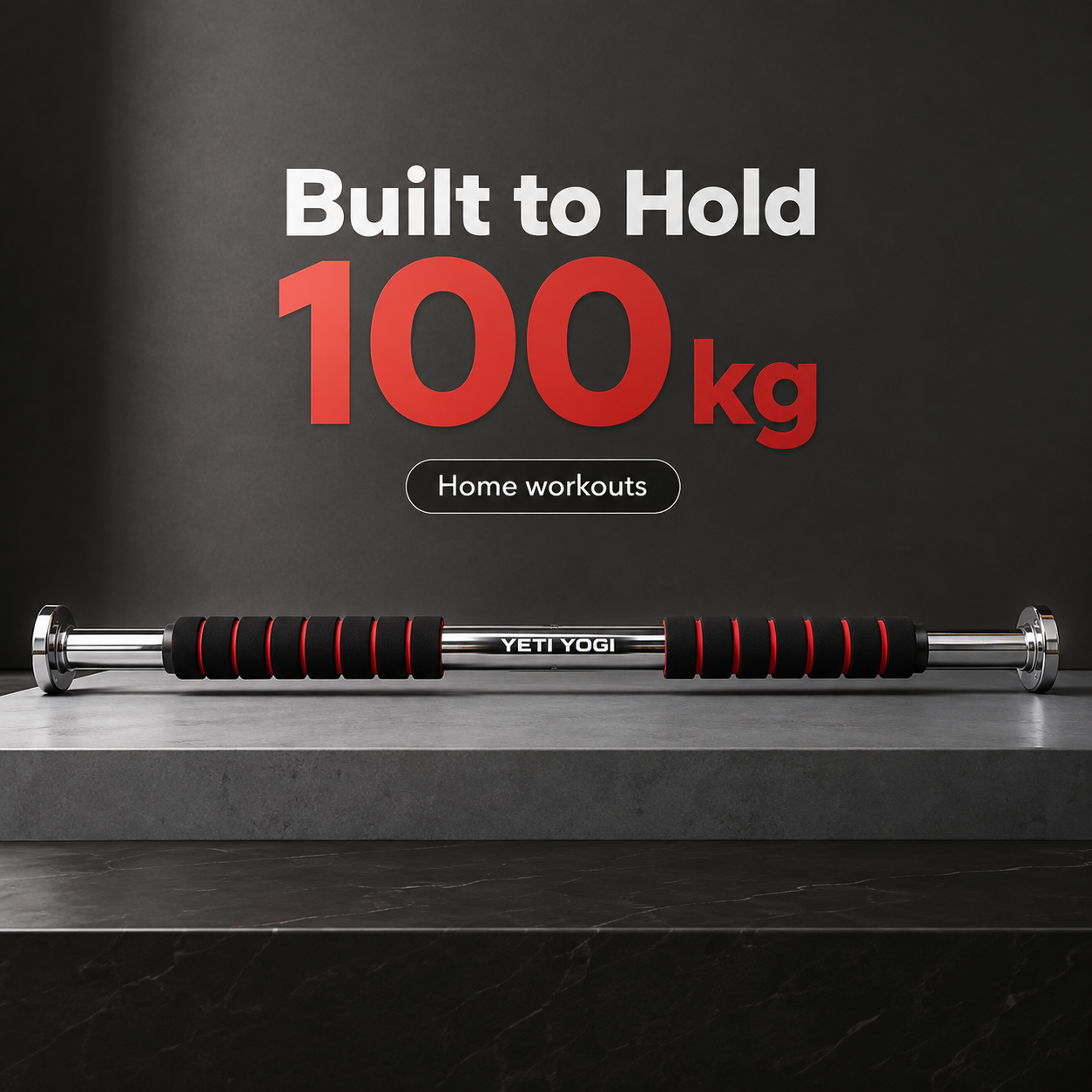 YETI YOGI Doorway Pull-Up Bar 100 kg load capacity