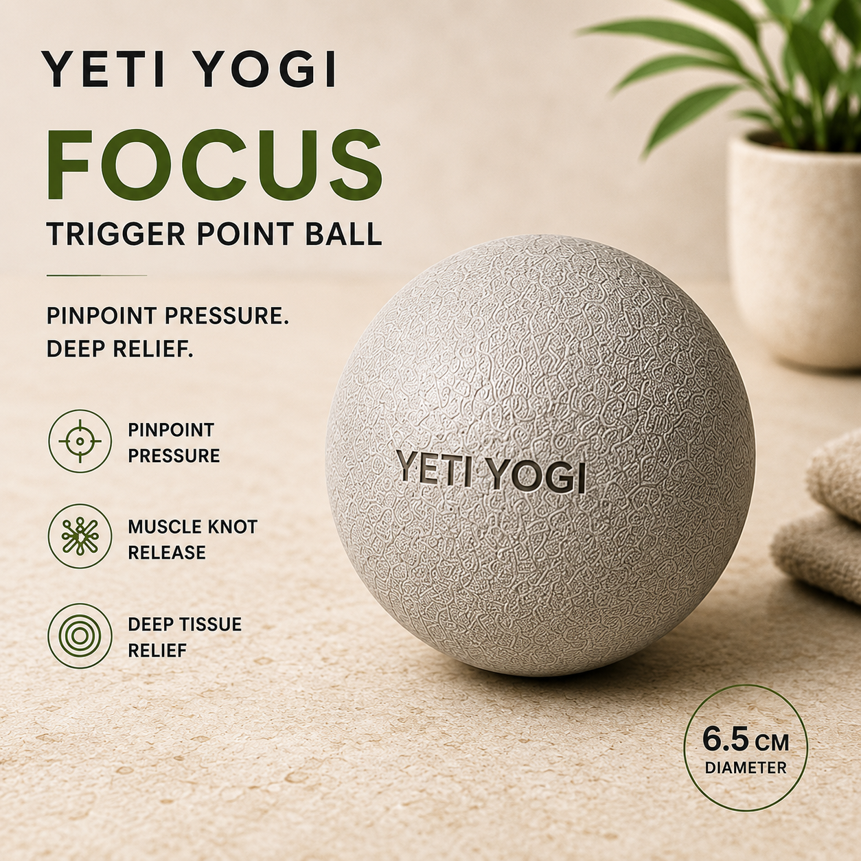 Focus trigger point ball features and dimensions