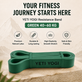 YETI YOGI Green resistance band infographic 1