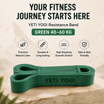 YETI YOGI Green resistance band infographic 1