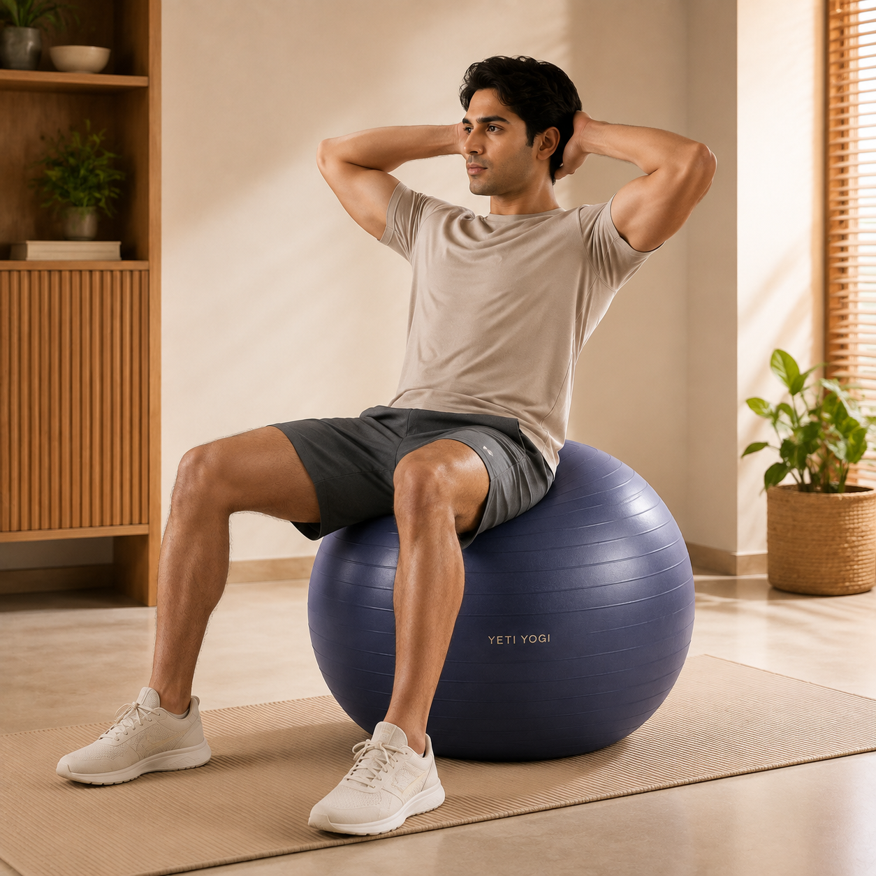 YETI YOGI 65 cm Gym Ball Ink Indigo – image 5