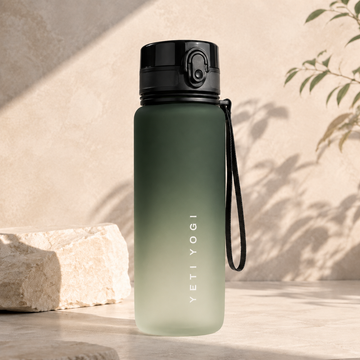 YETI YOGI Gym Bottle Forest Green to Frost - hero
