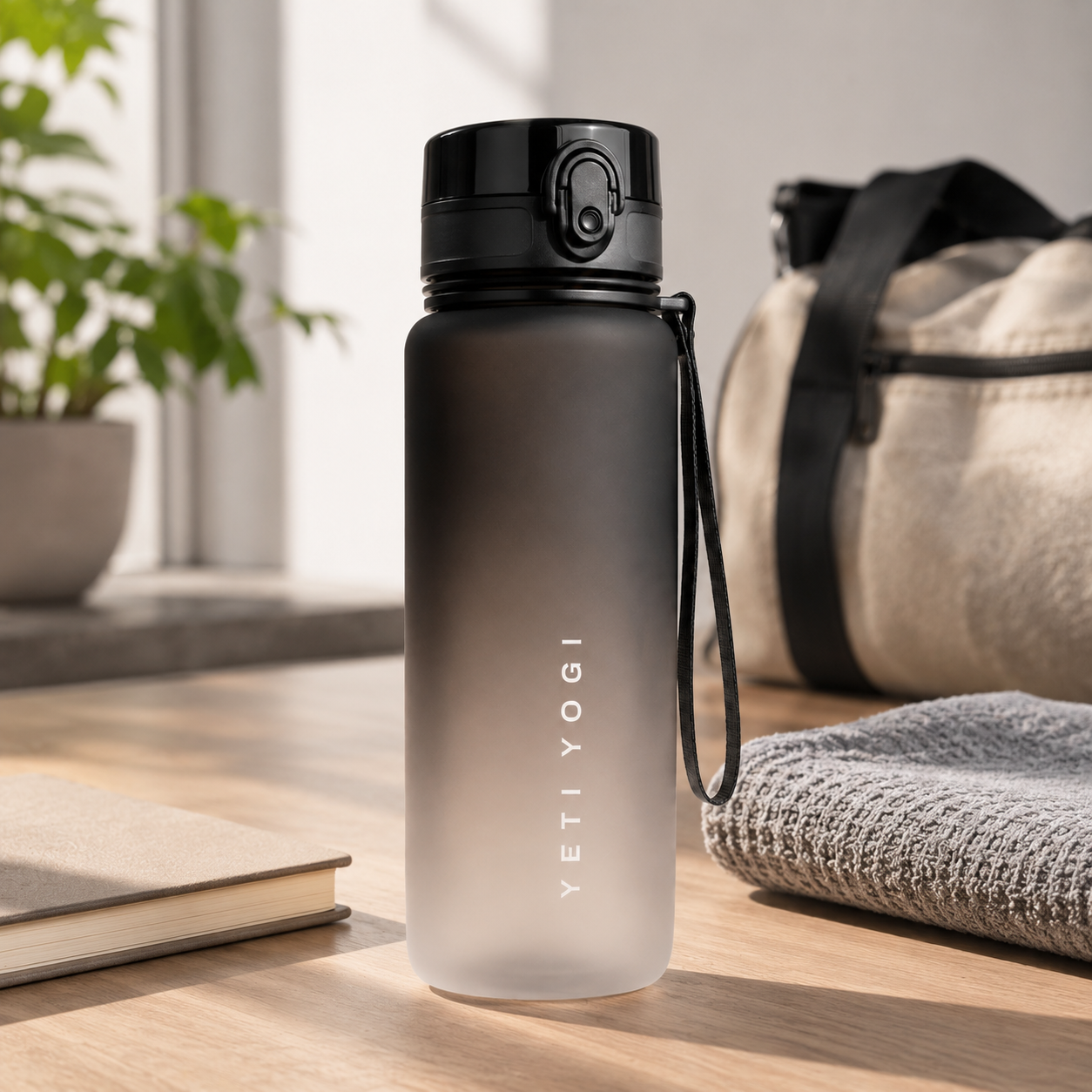 YETI YOGI Gym Bottle Smoke Black to Frost - everyday carry