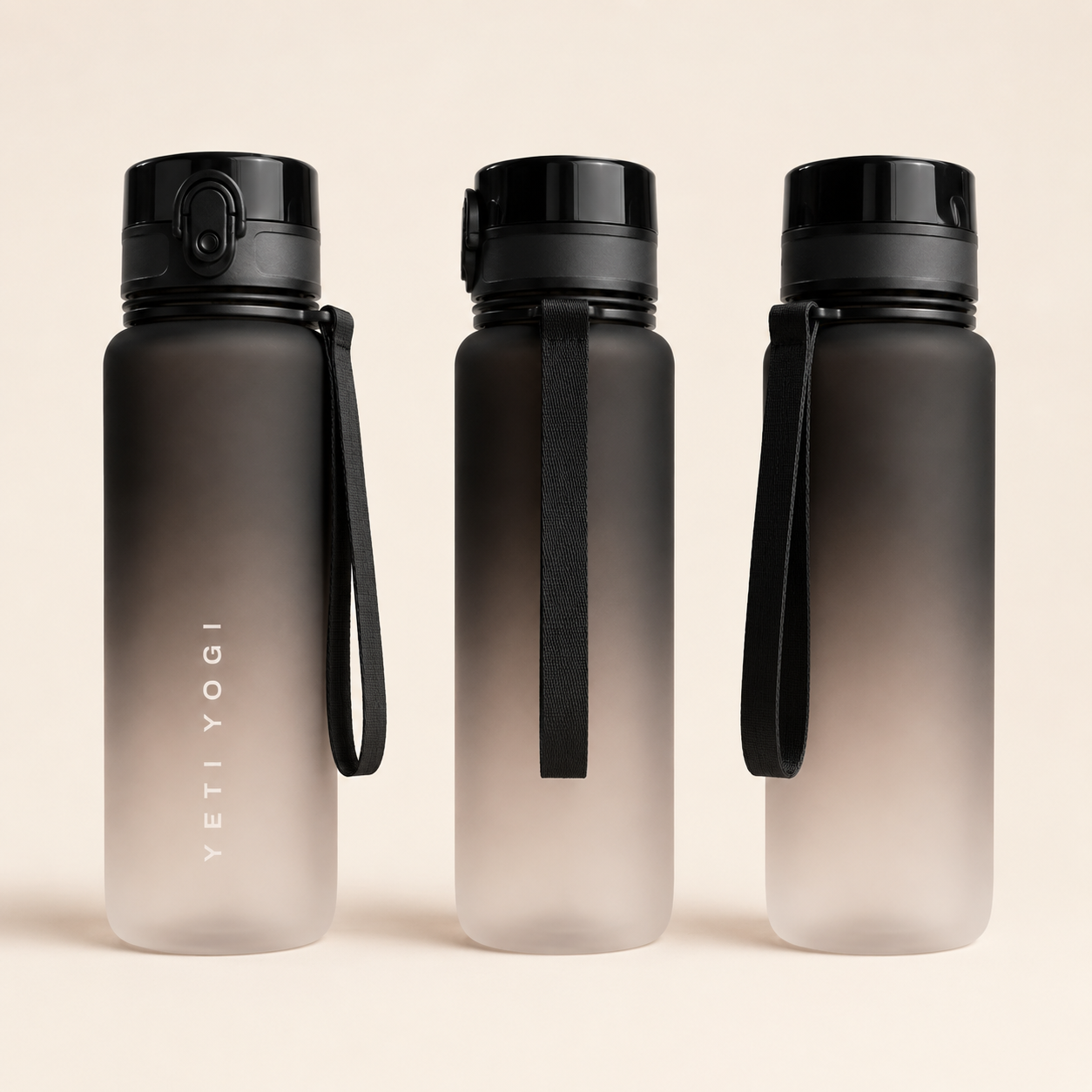 YETI YOGI Gym Bottle Smoke Black to Frost - multi-angle
