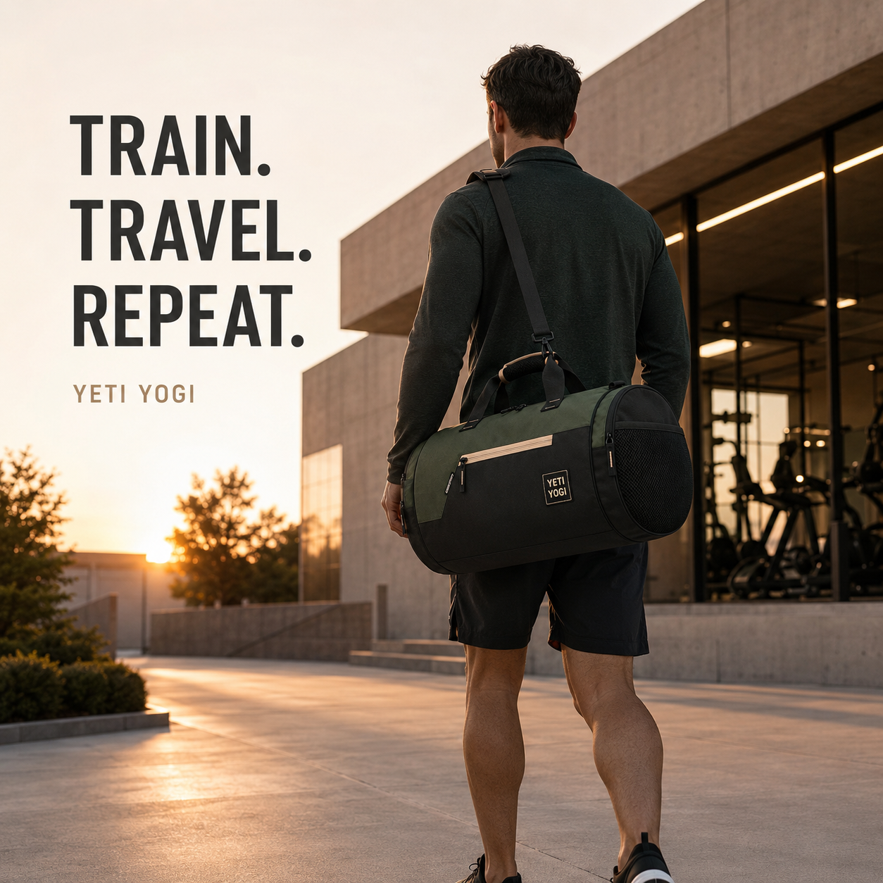 YETI YOGI 29L Gym and Travel Duffel Bag in Forest Green - image 6