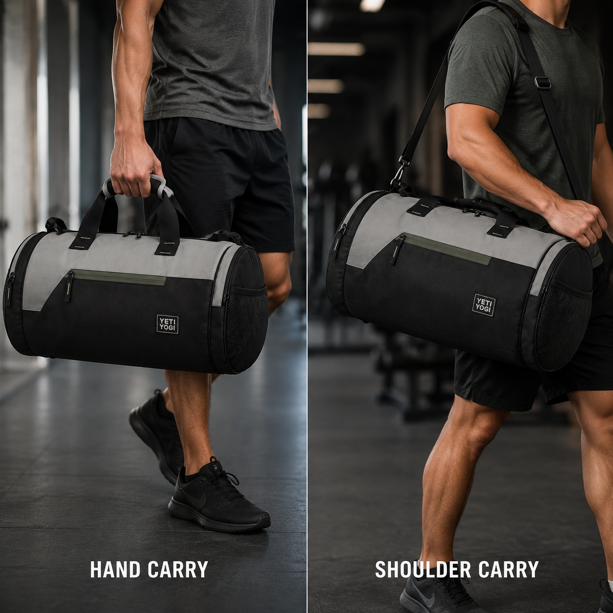 YETI YOGI 29L Gym and Travel Duffel Bag in Stone Grey - image 4