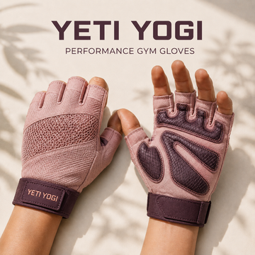 YETI YOGI Women’s Gym Gloves in Himalayan Blush - image 1