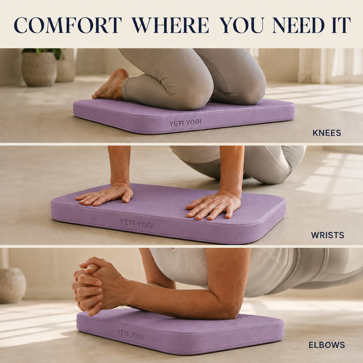 YETI YOGI Dusty Lilac Joint Comfort Pads set of 2 - image 4 of 6