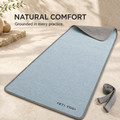 YETI YOGI Natural Jute Yoga Mat – 8mm – Glacier Blue