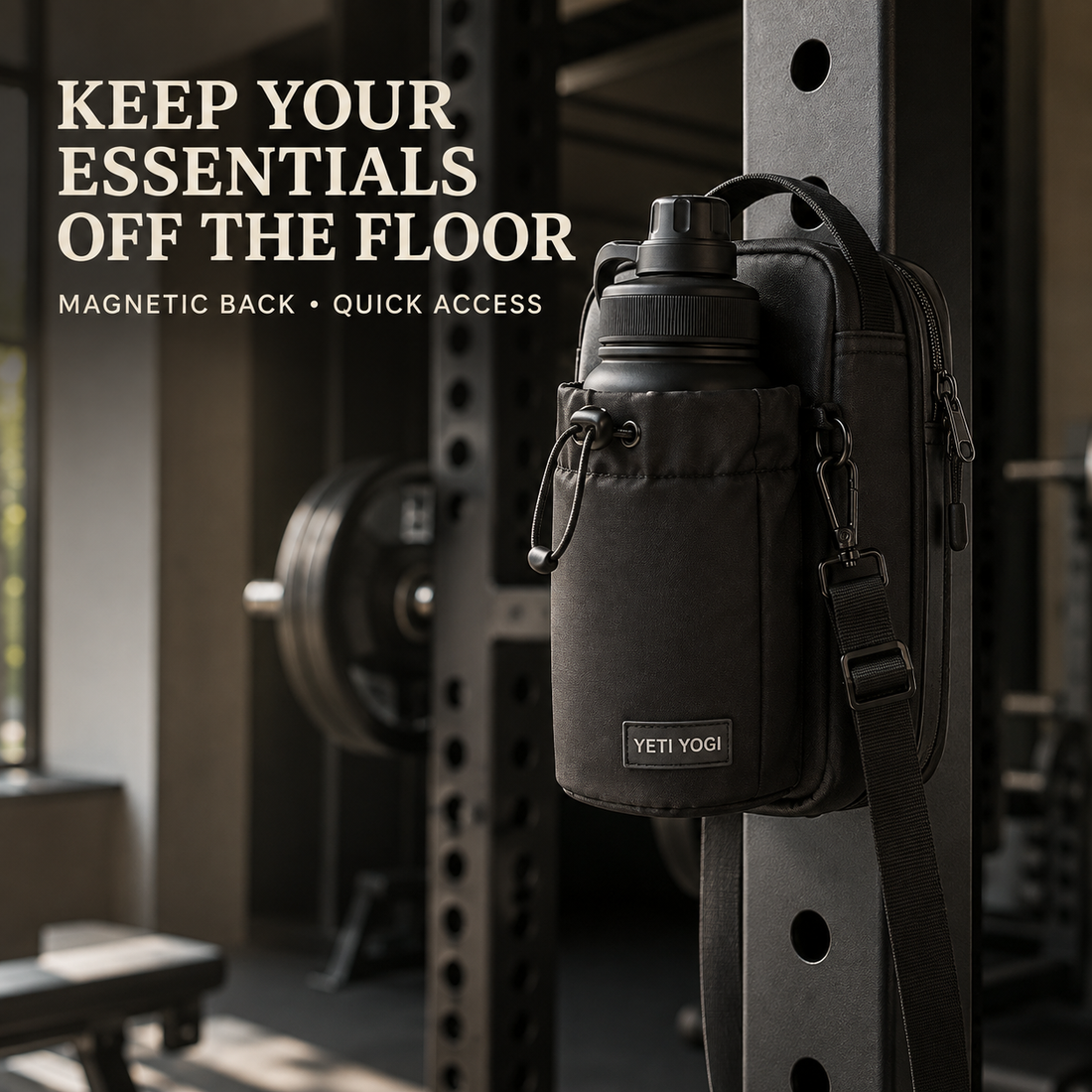 YETI YOGI Magnetic Gym Bag in Black - image 1