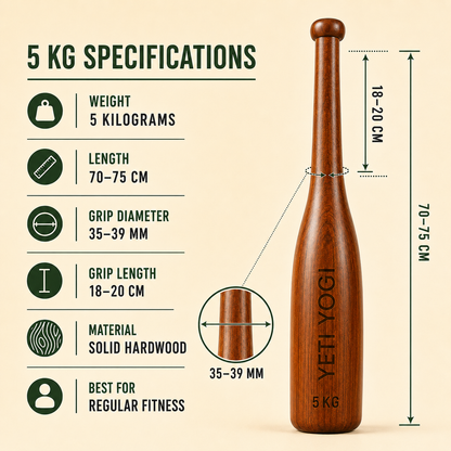 5 kg Mudgar dimensions and specifications