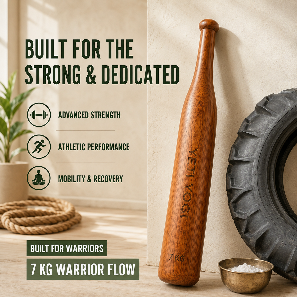 7 kg Mudgar for advanced strength and athletic performance