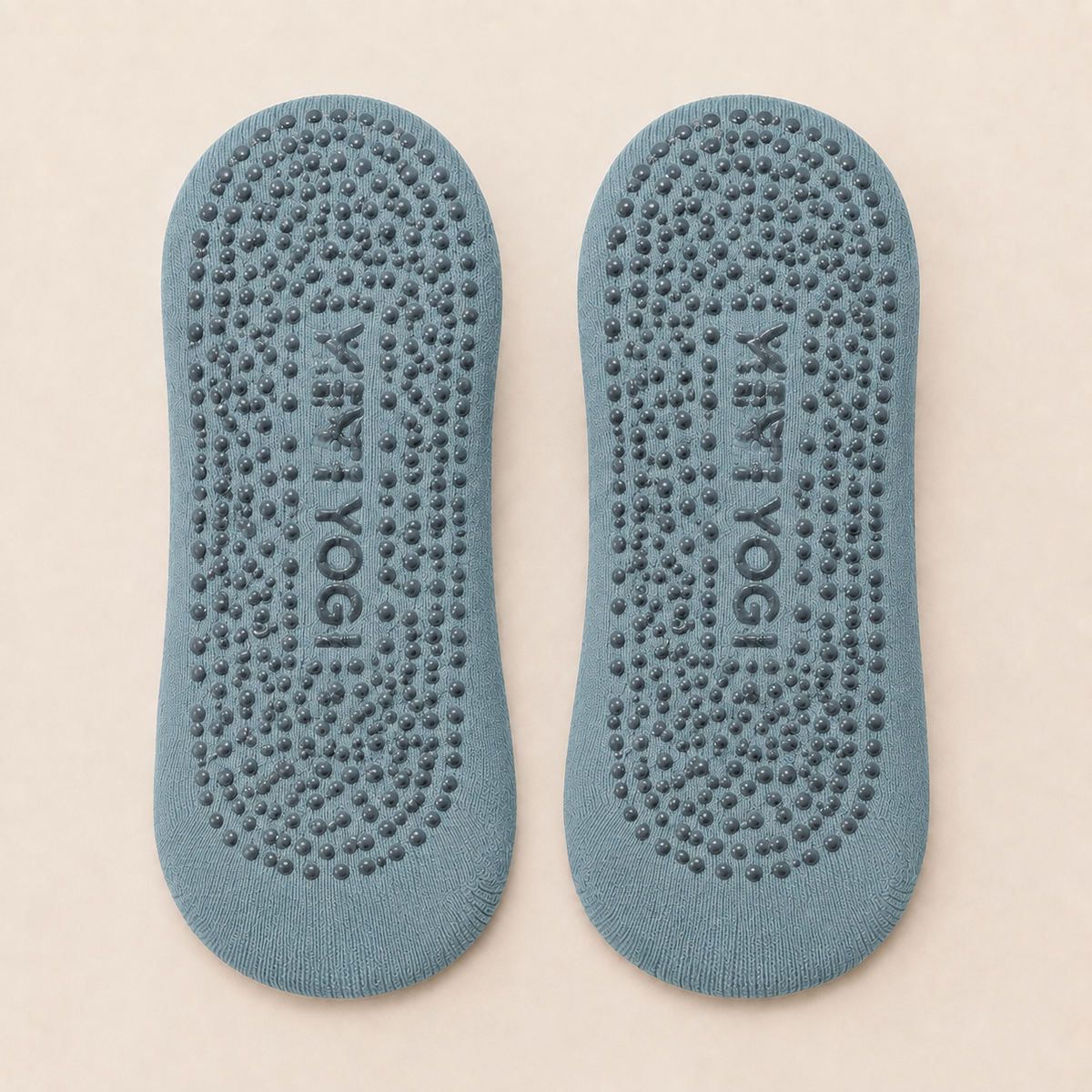YETI YOGI Glacier Blue Pilates grip socks - image 3 of 6