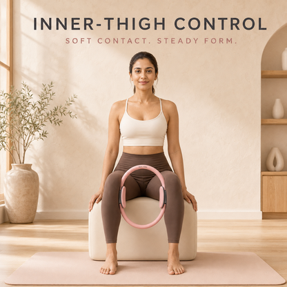 Himalayan Blush Pilates Ring inner-thigh exercise