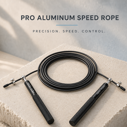 Pro Aluminum skipping rope handles and cable