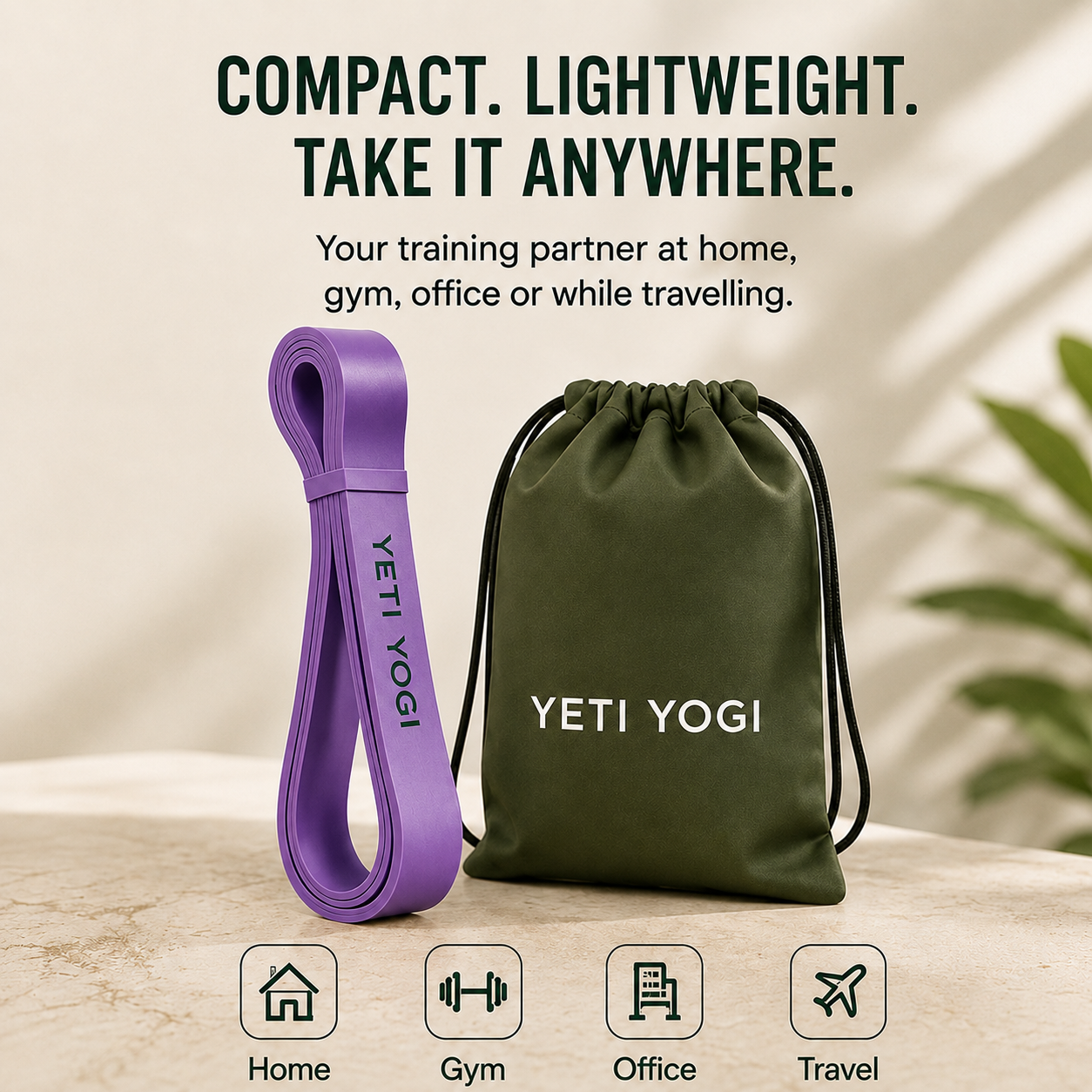 YETI YOGI Purple Resistance Band 30–45 kg infographic 5