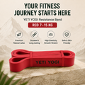 YETI YOGI Red resistance band infographic 1