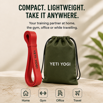 YETI YOGI Red resistance band infographic 5