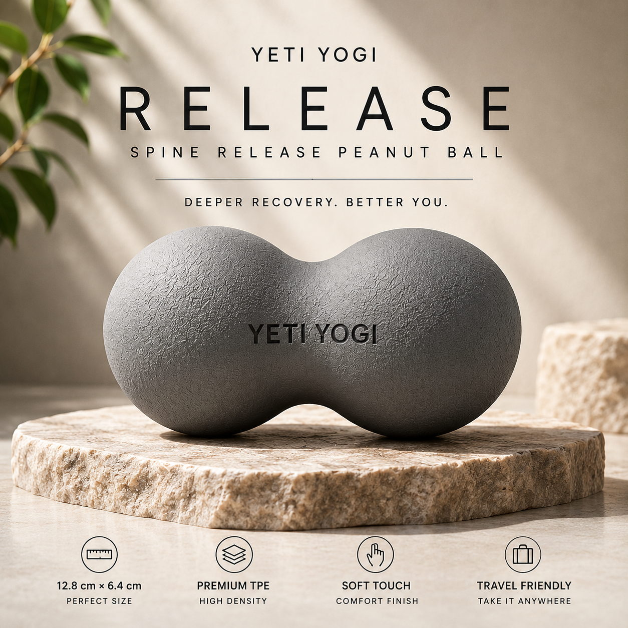 YETI YOGI Release spine release peanut massage ball