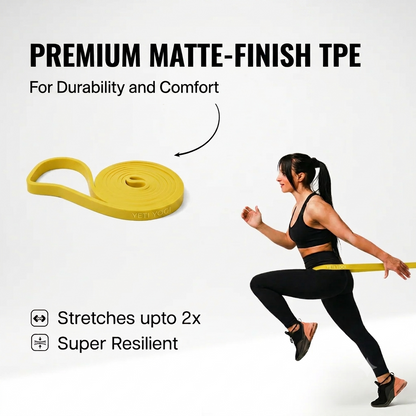 Matte-finish TPE resistance loop band material