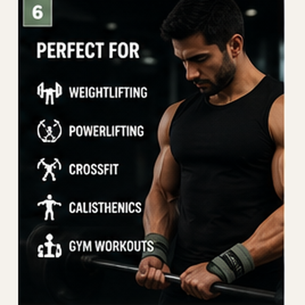 YETI YOGI wrist wrap Graphite Sage training use cases